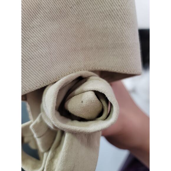 JAMES SMITH The Wrap Suede Espadrille in Cream Size 36 (5.5 US) - Picture 8 of 9